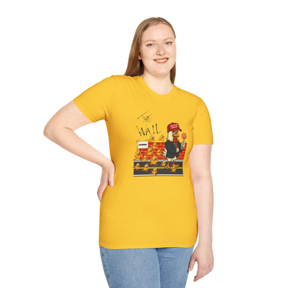 Another Chick Thru The Wall | Funny Political Chicken Graphic Tee – Cock-a-Doodle-Don Collection