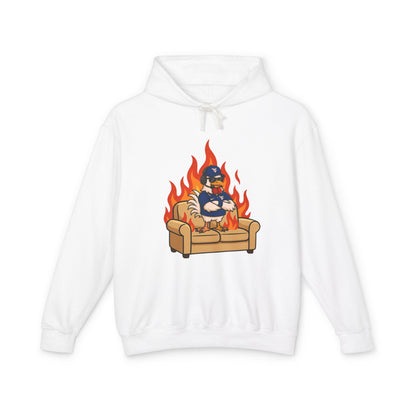 Big Rich Energy Burning Couch Hoodie – Chaos Quote 🔥FREE SHIPPING🔥
