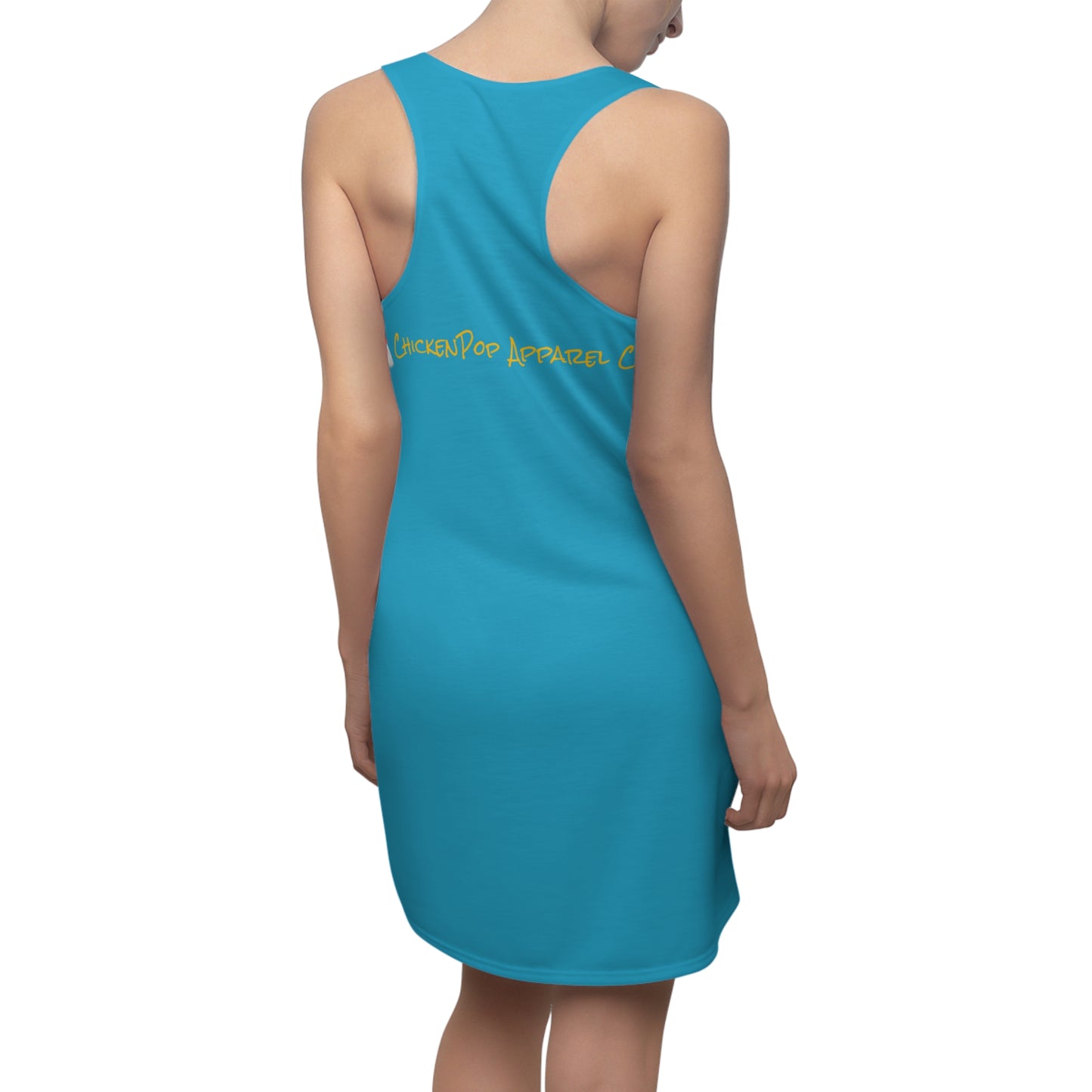 "Beach, please" Racerback Tank Dress by ChickenPop Apparel Co