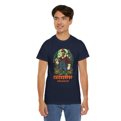 Zombie Chicken King Halloween Shirt – Funny Spooky T-Shirt
