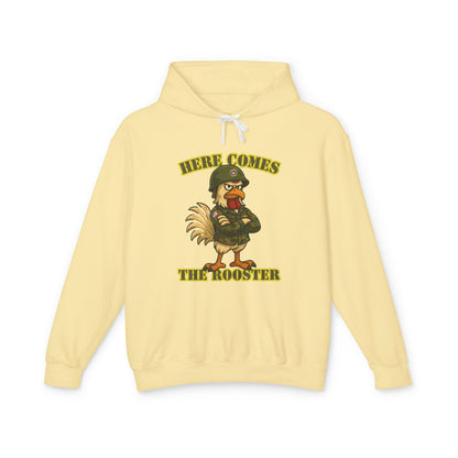 Here Comes The Rooster Hoodie – Bold Graphic Pullover with Relaxed Fit | Unisex Streetwear