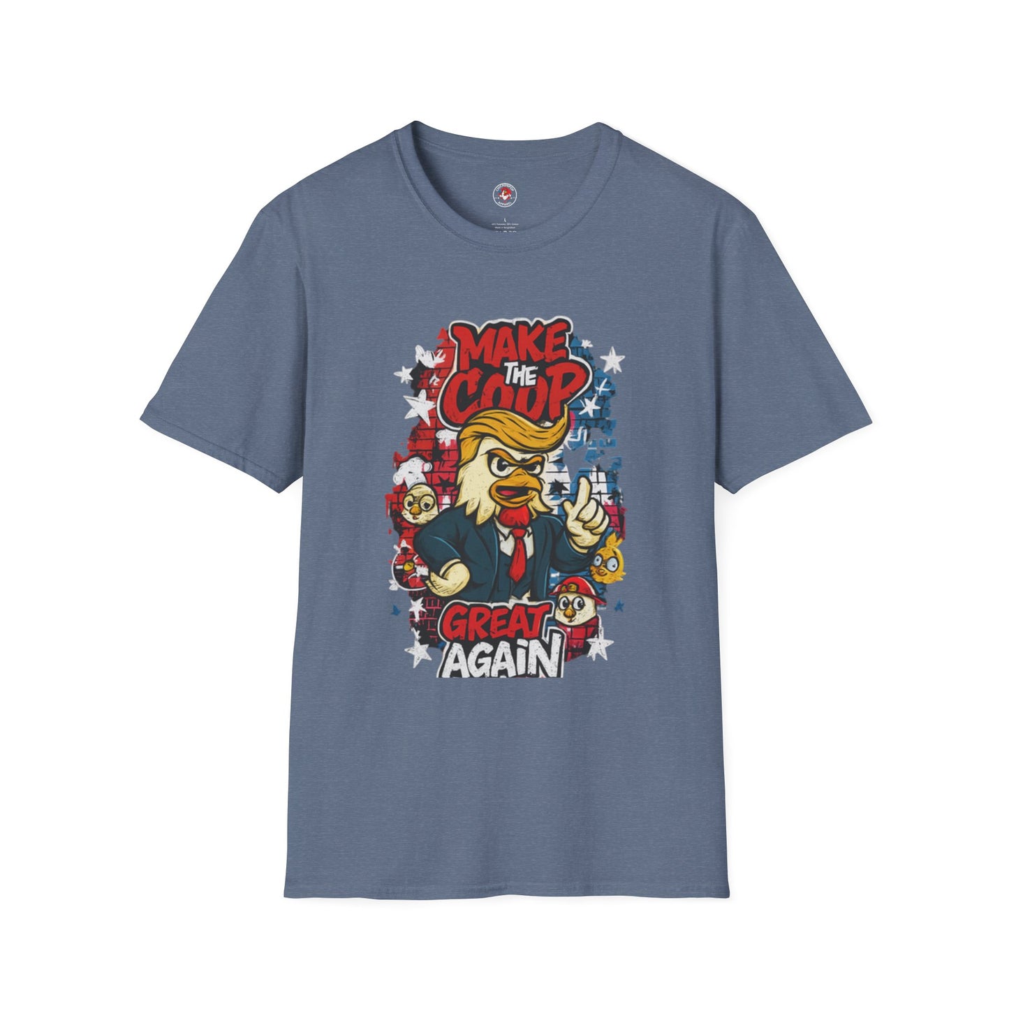Cock-a-doodle-Don T-Shirt – Make the Coop Great Again | Funny Political Chicken Shirt by ChickenPop Apparel