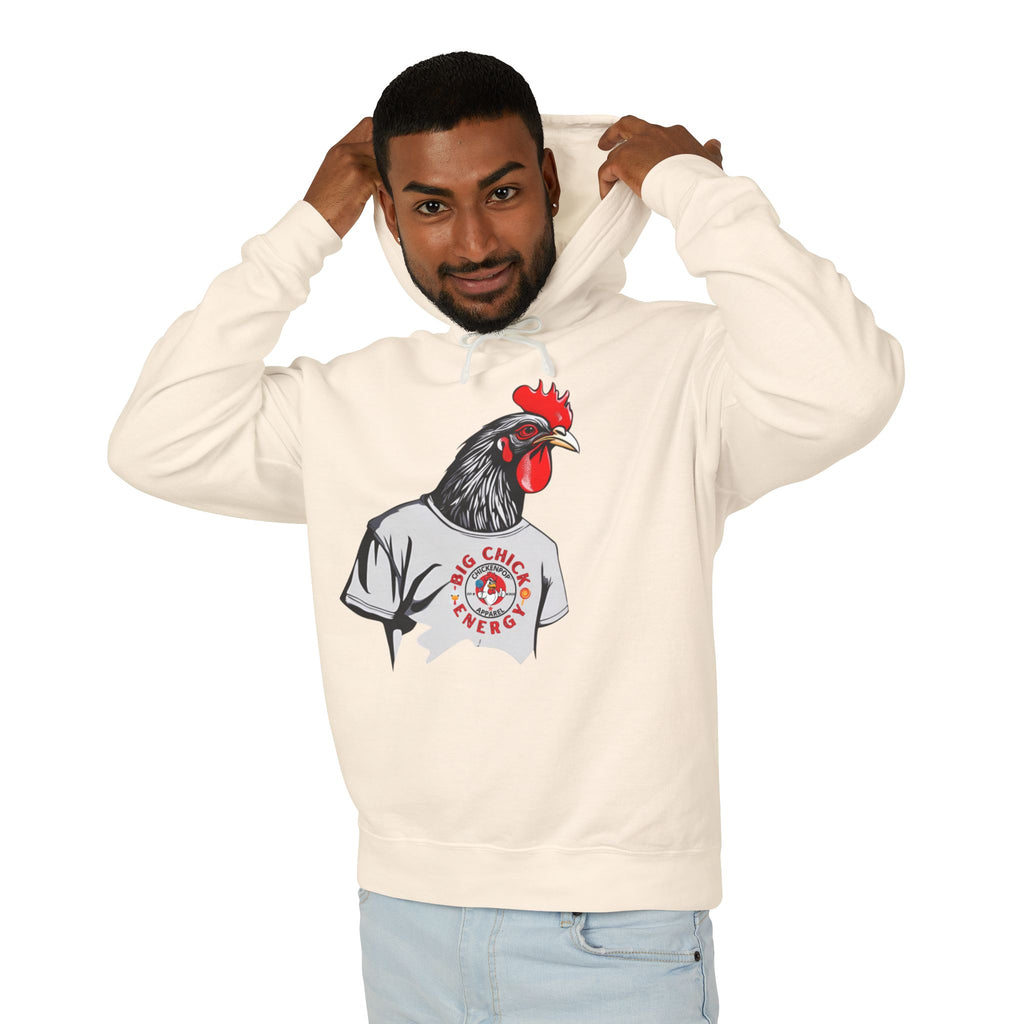 Big Chick Energy GIANT Rooster Hoodie – Bold Chicken Graphic Pullover