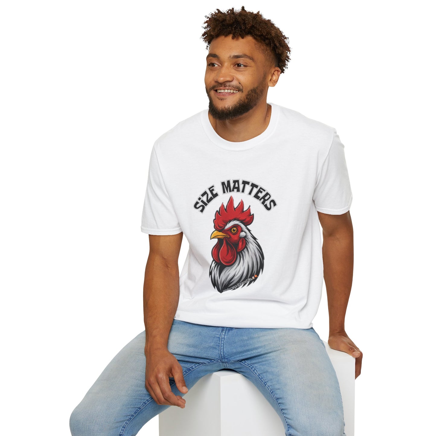 🤏SIZE MATTERS - The Cheeky Unisex ChickenPop Tee