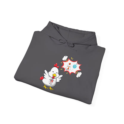 Dirty Mind Emoji Hoodie UNISEX - ChickenPop Arm Logo Edition