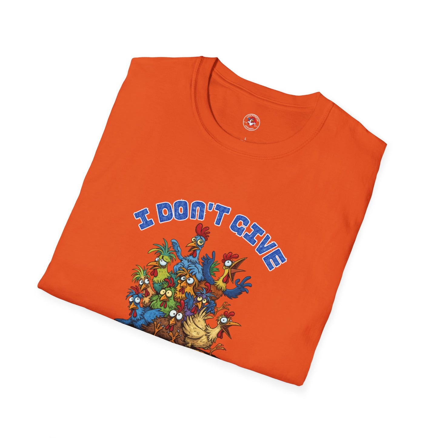 I Don’t Give One Flock T-Shirt – Funny Chicken Graphic Tee | Unisex Humor Shirt