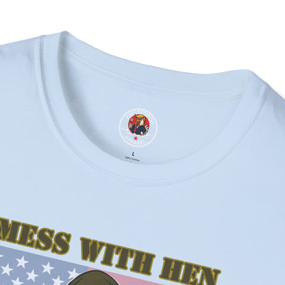 Mess With Hen T-Shirt – Fierce Funny Chicken Tee for Bold Women with Attitude | ChickenPop Apparel