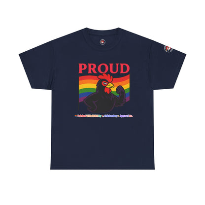 Proud Unisex Tee – Strut Boldly, Love Loudly