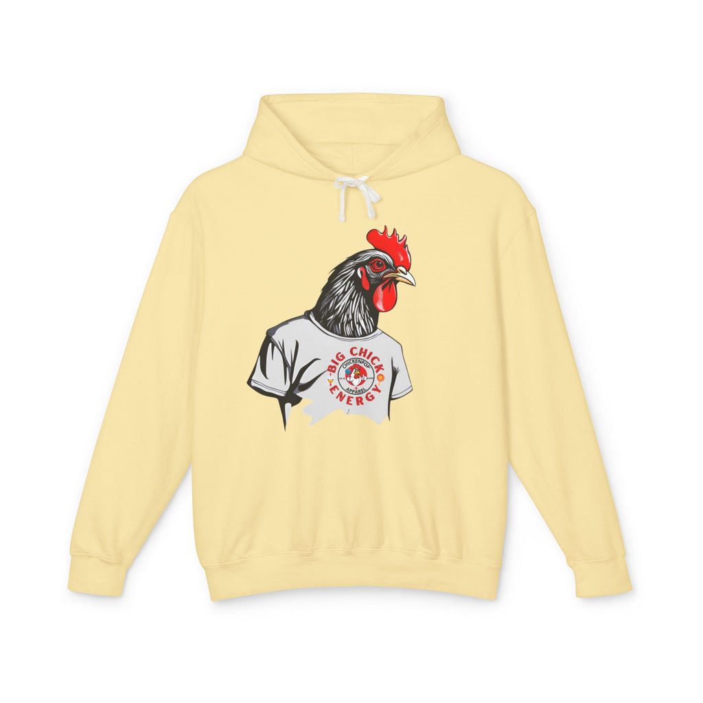 Big Chick Energy GIANT Rooster Hoodie – Bold Chicken Graphic Pullover