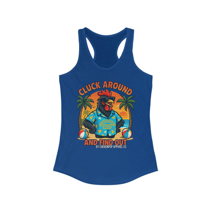 Cluck Around and Find Out – Women's Racerback Tank