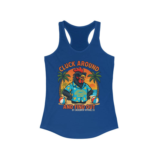 Cluck Around and Find Out – Women's Racerback Tank