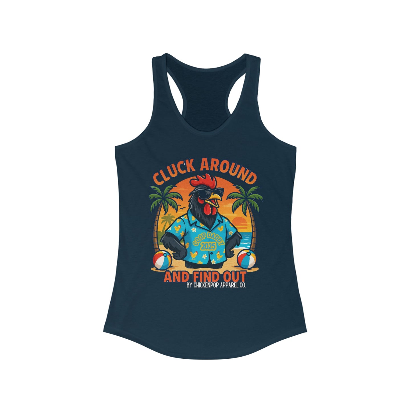 Cluck Around and Find Out – Women's Racerback Tank