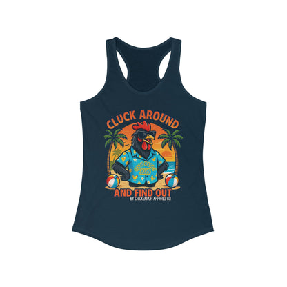 Cluck Around and Find Out – Women's Racerback Tank