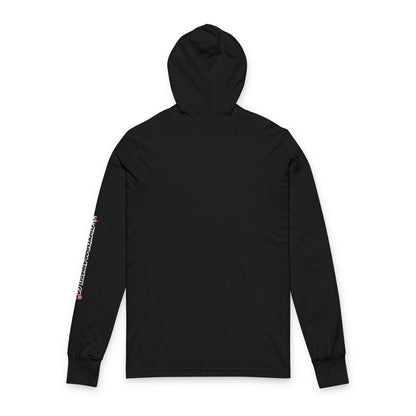 Like a Genius Hooded Long Sleeve Tee – Funny Political Rooster Hoodie Shirt | ChickenPop Apparel Co.
