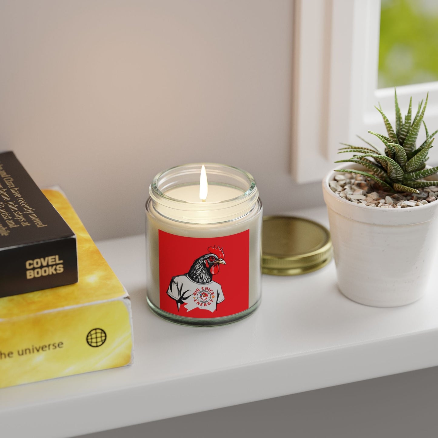 Big Chick Energy Giant Rooster Candle