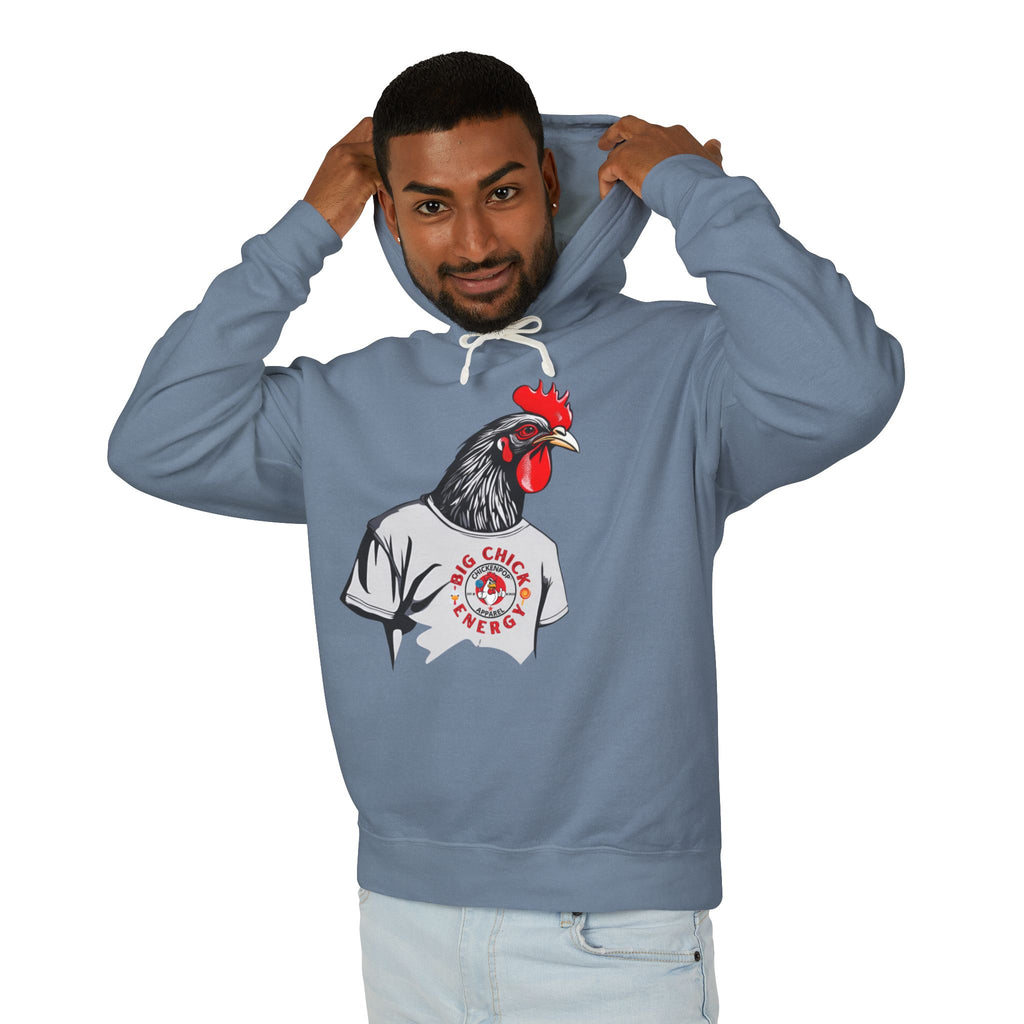Big Chick Energy GIANT Rooster Hoodie – Bold Chicken Graphic Pullover