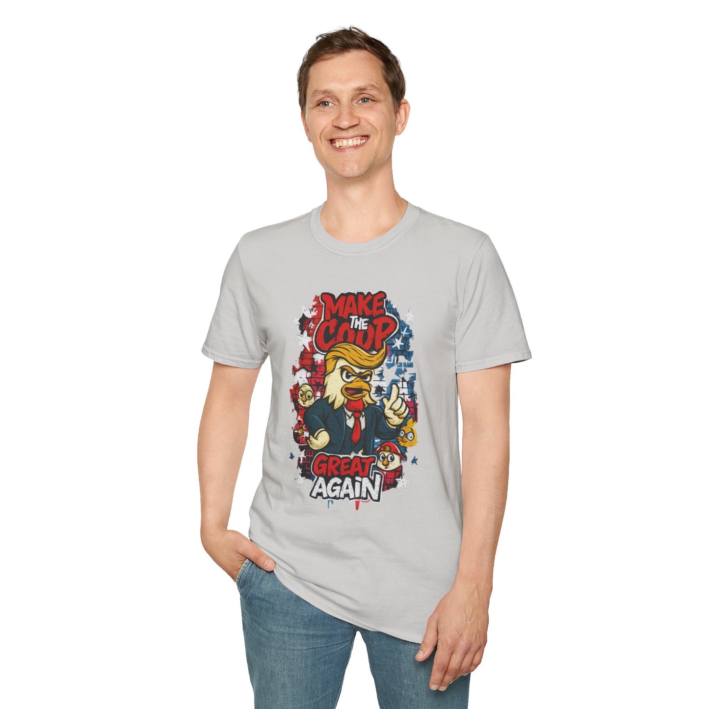 Cock-a-doodle-Don T-Shirt – Make the Coop Great Again | Funny Political Chicken Shirt by ChickenPop Apparel