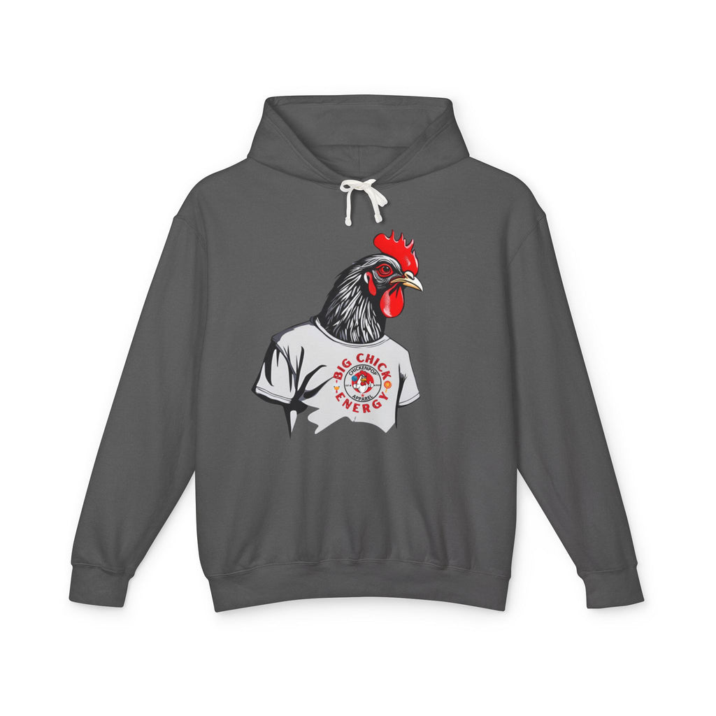 Big Chick Energy GIANT Rooster Hoodie – Bold Chicken Graphic Pullover