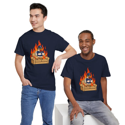 Big Rich Energy WV BURNIN' DOWN THE COUCH Graphic Tee 🔥Free Shipping🔥