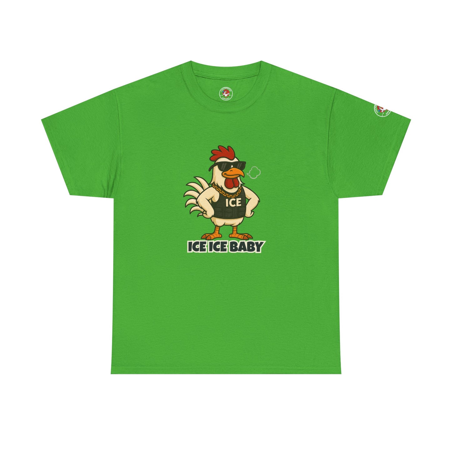Ice Ice Baby Part 2 Funny Chicken T-Shirt – Cool Rooster Graphic Tee | Unisex Retro Hip-Hop Style