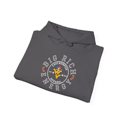 Big Rich Energy WV Logo Unisex Hoodie - ChickenPop Arm Logo Edition