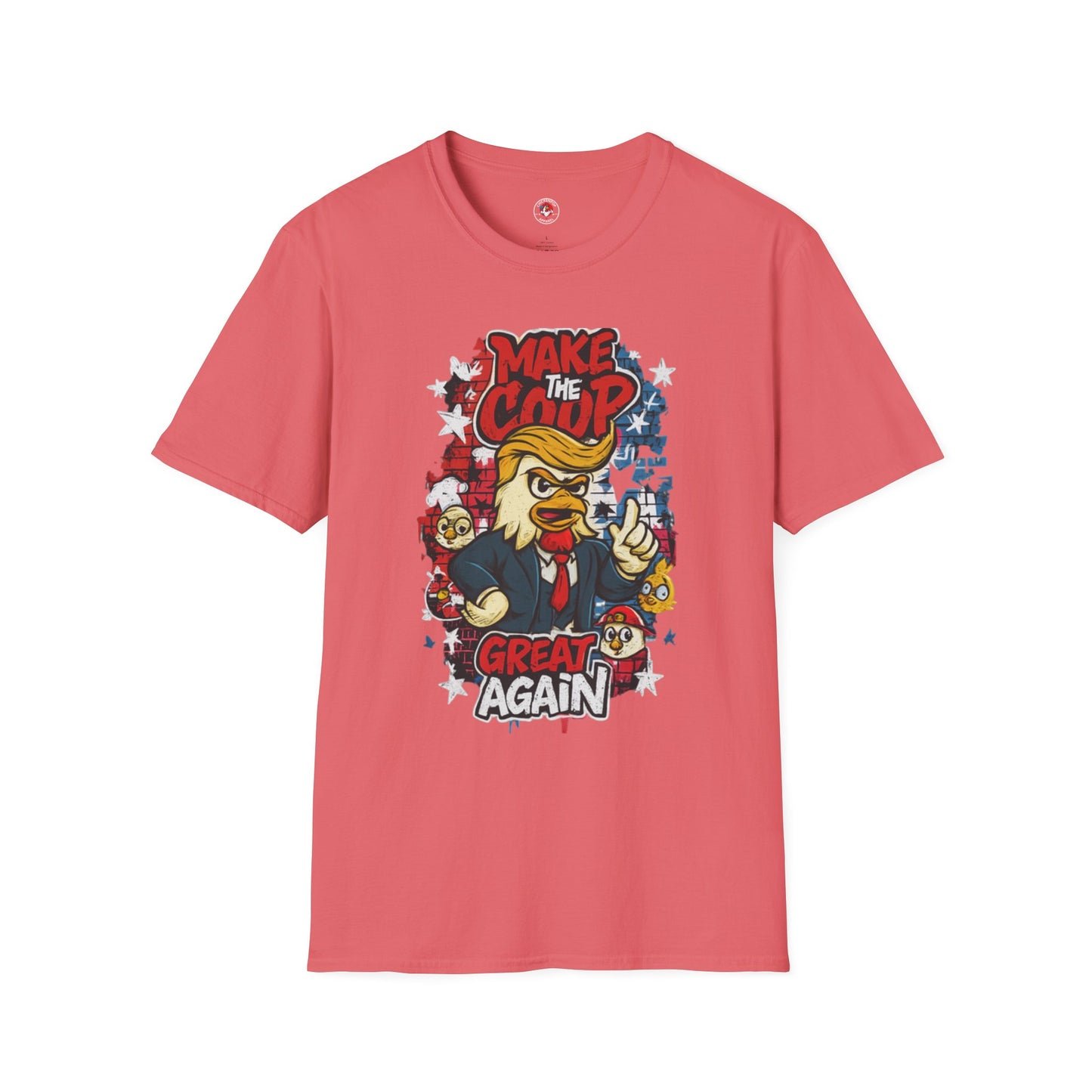 Cock-a-doodle-Don T-Shirt – Make the Coop Great Again | Funny Political Chicken Shirt by ChickenPop Apparel