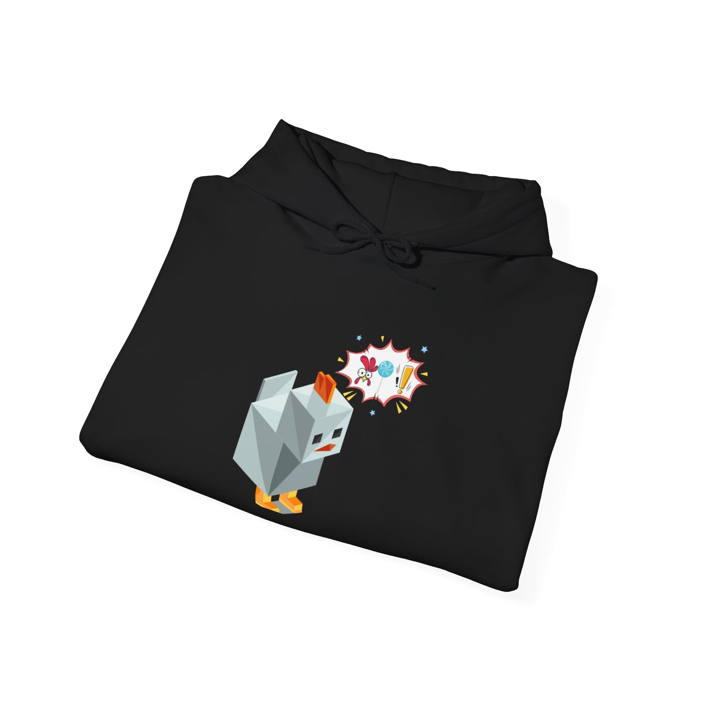 Roblox Chicken Thinks Hoodie UNISEX - ChickenPop Arm Logo Edition