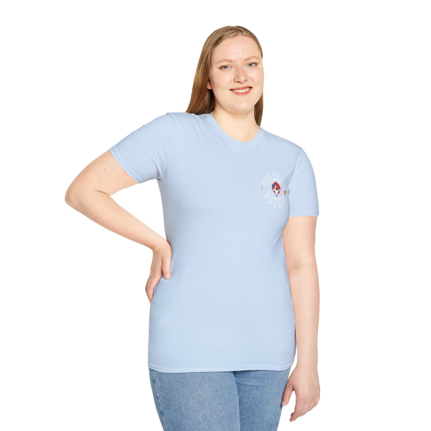 Big Chick Energy Double Team Logo Shirt