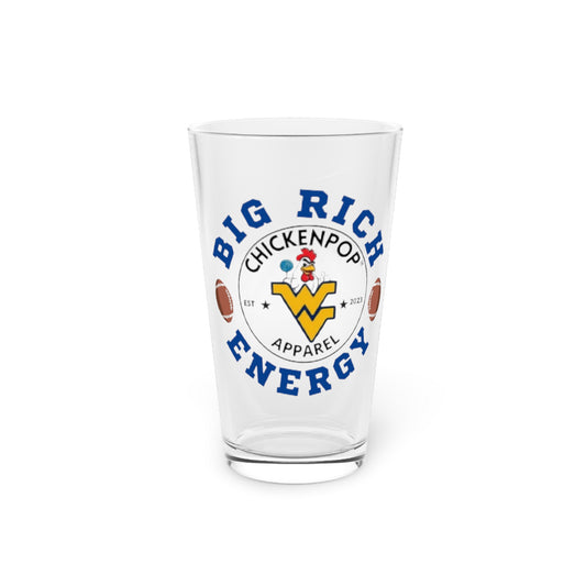 Big Rich Energy Pint Beer Glass– How Real 'Eers Drink Their Beers!
