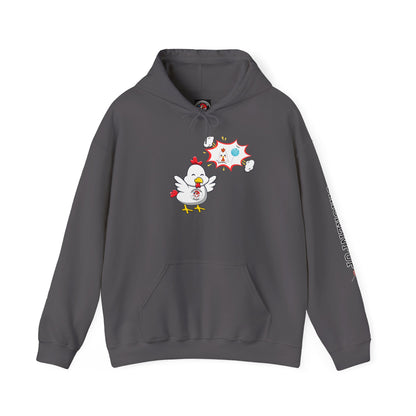 Dirty Mind Emoji Hoodie UNISEX - ChickenPop Arm Logo Edition