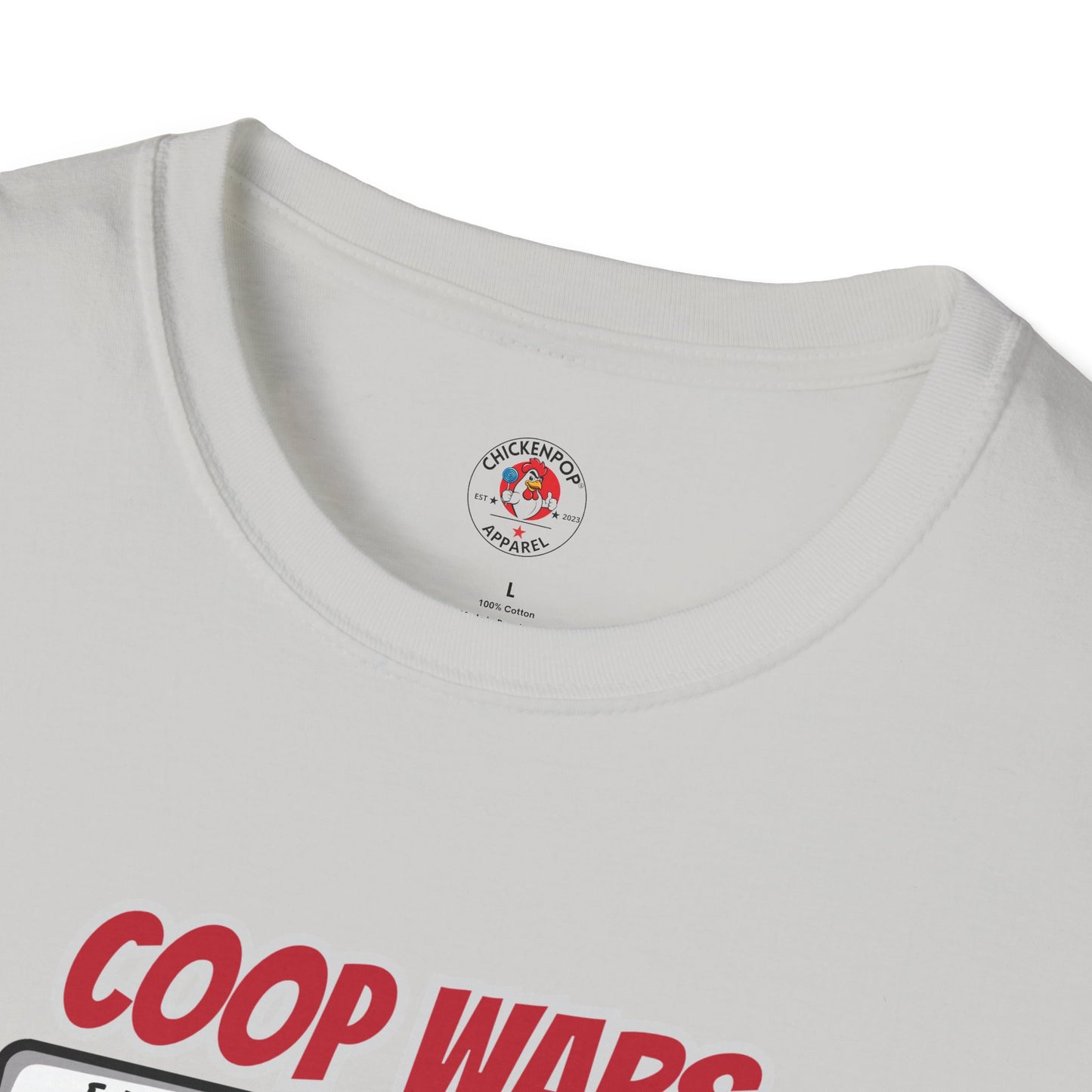 Coop Wars™ Tee – Hilaregg Cluckton vs. Cock-a-Doodle-Don | Political Chicken Fight Shirt
