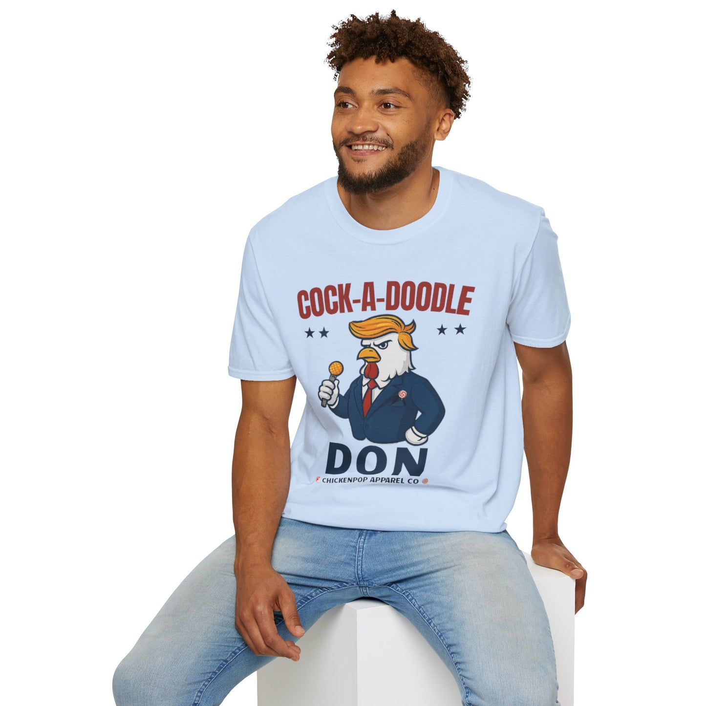 Cock-a-Doodle-Don T-Shirt – Pocket Pop Edition