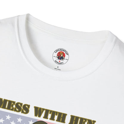 Mess With Hen T-Shirt – Fierce Funny Chicken Tee for Bold Women with Attitude | ChickenPop Apparel