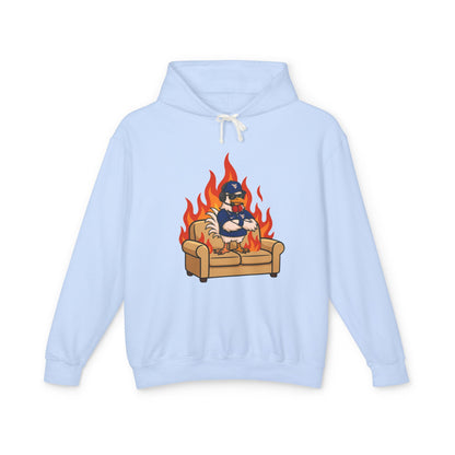 Big Rich Energy Burning Couch Hoodie – Chaos Quote 🔥FREE SHIPPING🔥