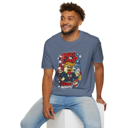Cock-a-doodle-Don T-Shirt – Make the Coop Great Again | Funny Political Chicken Shirt by ChickenPop Apparel