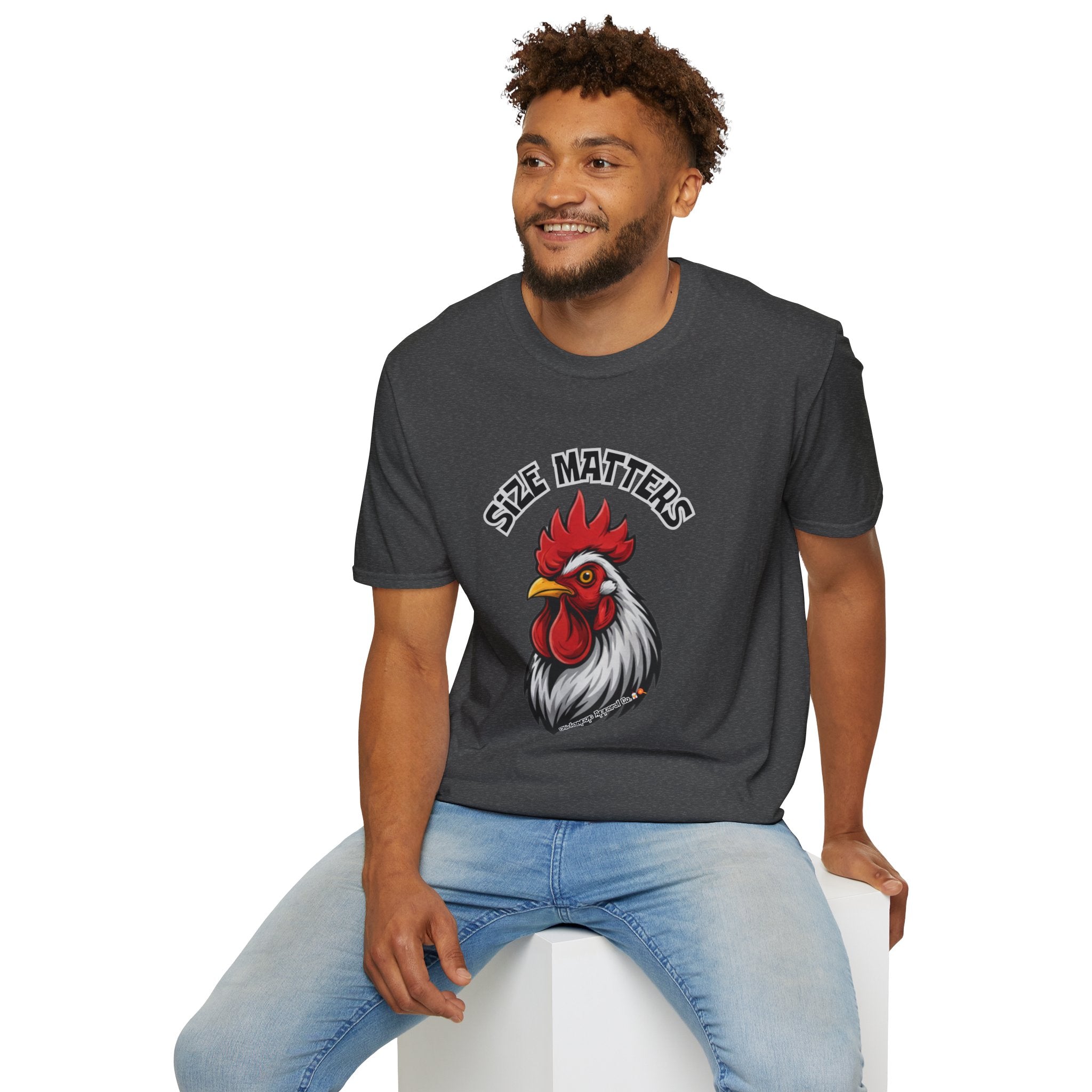 🤏SIZE MATTERS - The Cheeky Unisex ChickenPop Tee