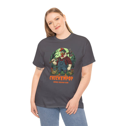 Zombie Chicken King Halloween Shirt – Funny Spooky T-Shirt