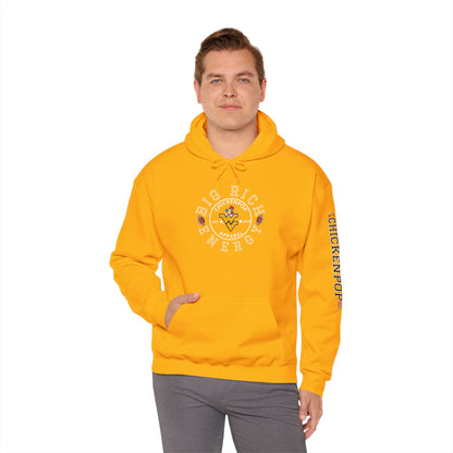 Big Rich Energy WV Logo Unisex Hoodie - ChickenPop Arm Logo Edition