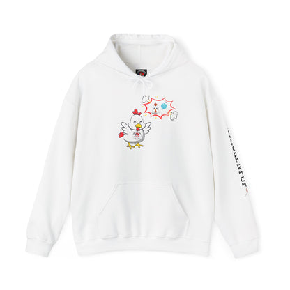 Dirty Mind Emoji Hoodie UNISEX - ChickenPop Arm Logo Edition
