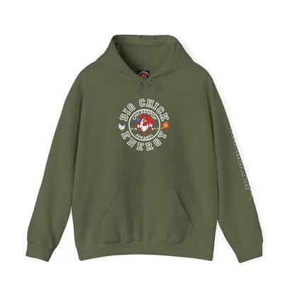 Big Chick Energy Logo Unisex Hoodie - ChickenPop Arm Logo Edition