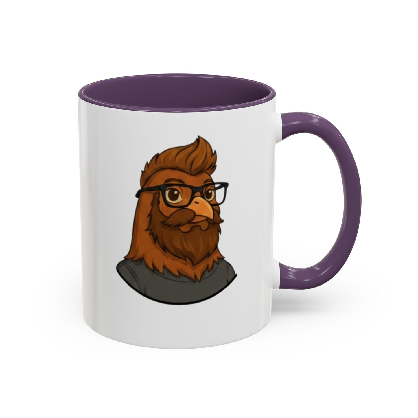 Get Clucked™ Custom Photo Chicken Mug – Personalized Cartoon Portrait Coffee Cup – Funny Gift for Couples, Friends & Pet Lovers