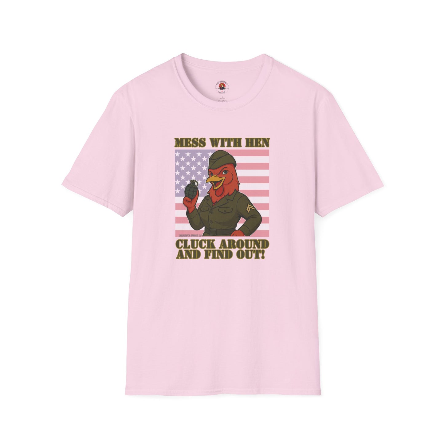 Mess With Hen T-Shirt – Fierce Funny Chicken Tee for Bold Women with Attitude | ChickenPop Apparel