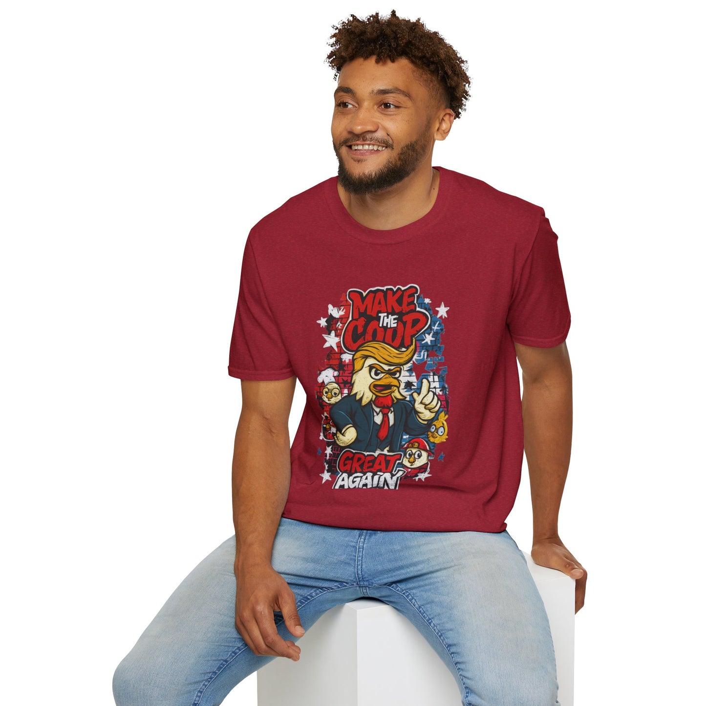 Cock-a-doodle-Don T-Shirt – Make the Coop Great Again | Funny Political Chicken Shirt by ChickenPop Apparel