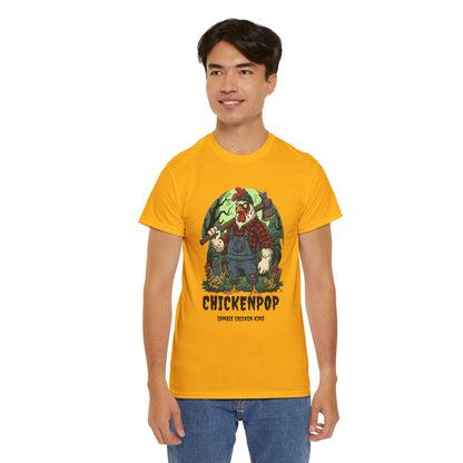 Zombie Chicken King Halloween Shirt – Funny Spooky T-Shirt