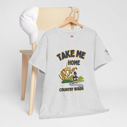 Take Me Home Country Roads WV Coop Daddy Tee – Funny West Virginia Rooster Shirt
