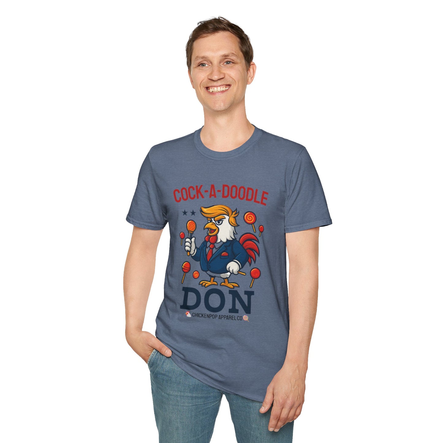 Cock-a-Doodle-Don T-Shirt – Lollipop Drop Edition