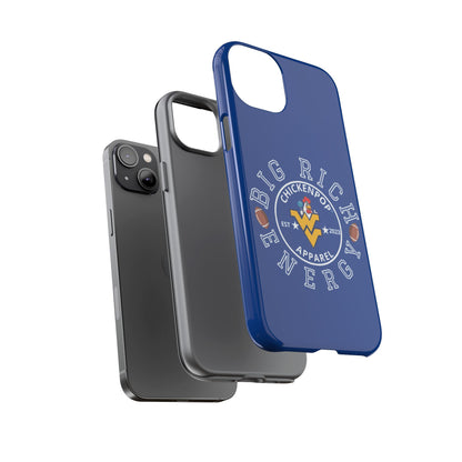 Don’t Be A Devries Funny Chicken Phone Case – Durable Dual-Layer Protection for iPhone, Samsung, Pixel – Matte or Glossy Finish Blue