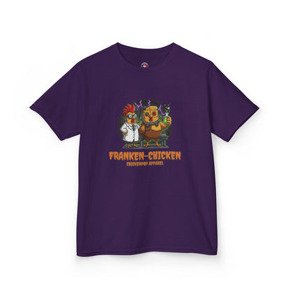 Franken-Chicken T-Shirt: Funny Mad Scientist Chicken Tee | Lil' Cluckers Halloween Costume Apparel