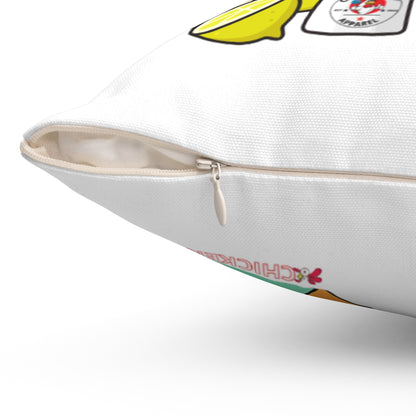Nurse Appreciation Square Pillow - "Nurses Are All Give and Take"
