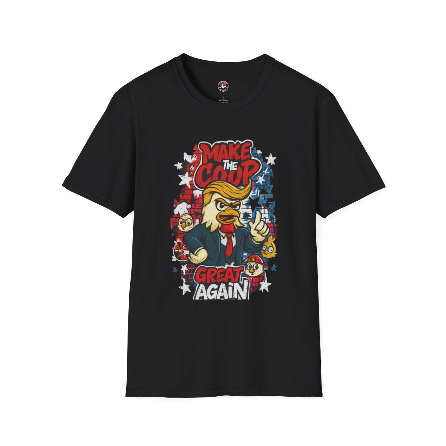Cock-a-doodle-Don T-Shirt – Make the Coop Great Again | Funny Political Chicken Shirt by ChickenPop Apparel